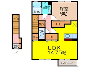 サワディーファンバーンの物件間取画像